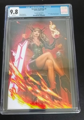 STRANGE ACADEMY #4 CGC 9.8 WP MARVEL • NAKAYAMA VIRGIN VARIANT MAGIK COVER RARE