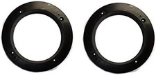 2 Pack Black Plastic 1" Depth Ring Adapter Spacer for 5.25"- 6" Car Speaker