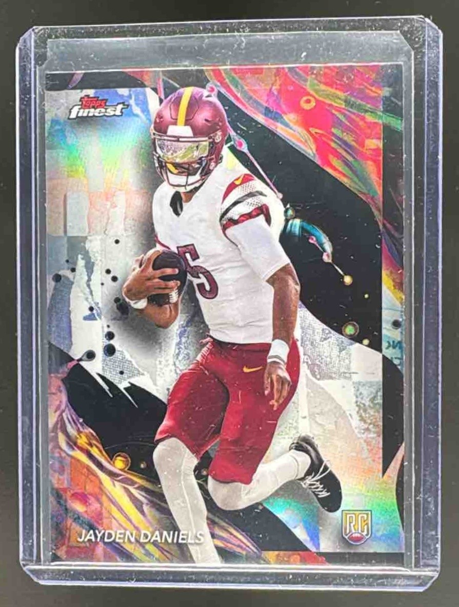 EL.209 Jayden Daniels 2024 Topps Finest #167 Refractor Rookie Uncommon RC