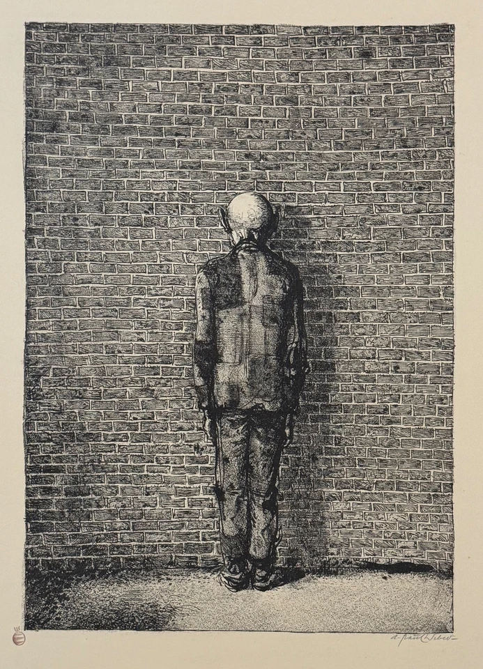 A. Paul Weber, Der Staatsfeind, 1956, handsigniert - Bild 2 von 4