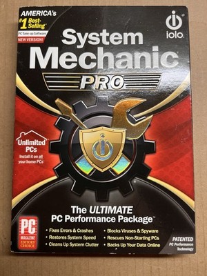 iolo System Mechanic Pro PC Tune Up Software 2011 For Windows 7, 8, Vista & XP 