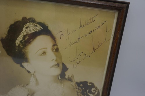 Antique Zinka Milanov Opera Soprano Signed B&W Photograph Framed - Picture 4 of 7