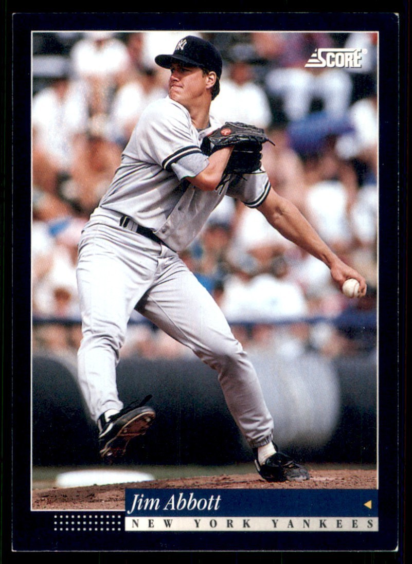 1994 Score #127 Jim Abbott | eBay