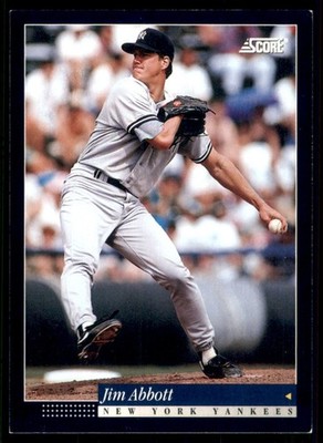 1994 Score #127 Jim Abbott | eBay