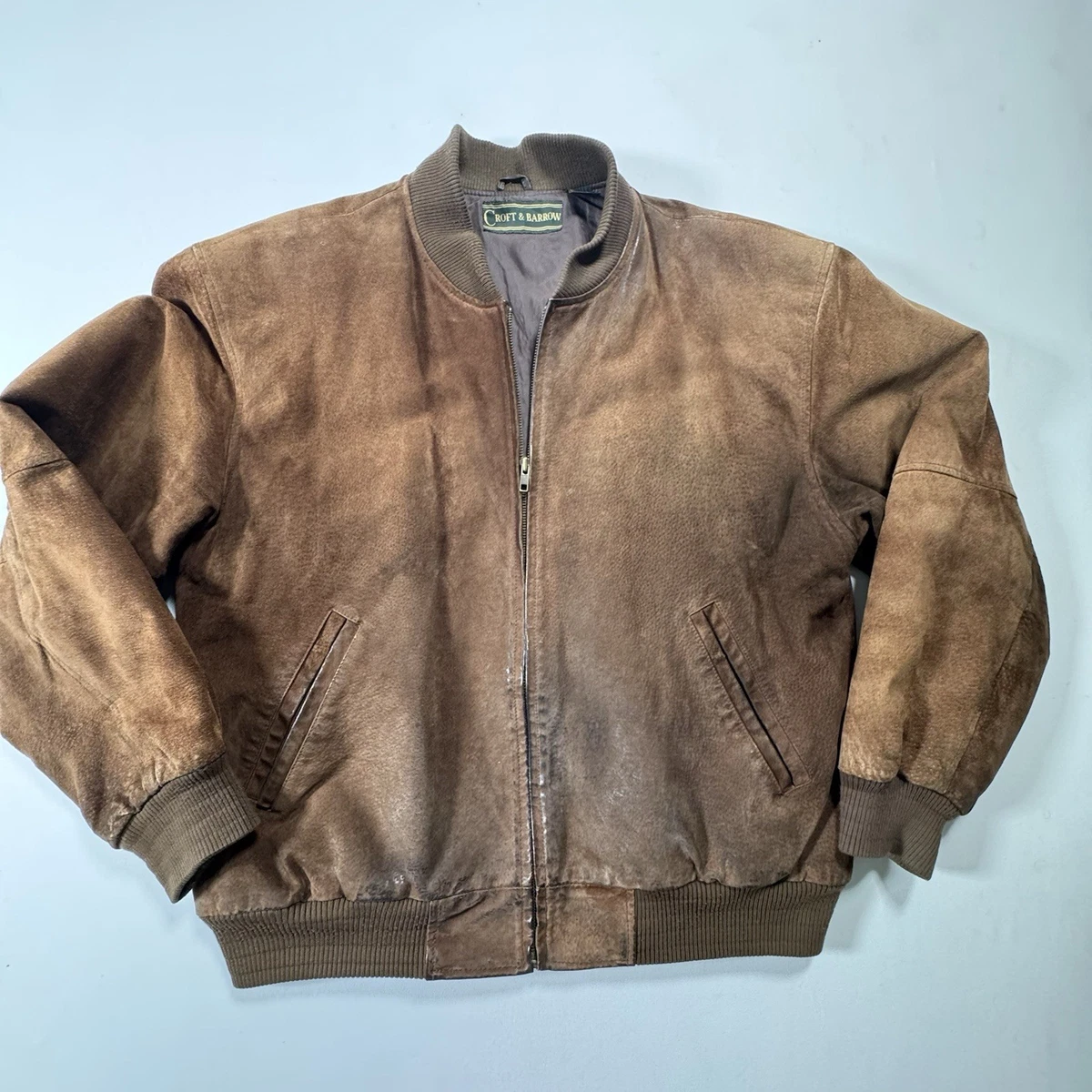adidas 7926 茶 XL ボンバージャケット スエード クロフトアンドバロー 00s x Brown 'Fox Sizing Asia Jacket Track Chen Edison by CLOT ジャケット・アウター