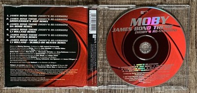 JAMES BOND THEME - MOBY REMIXES 6 TRACK CD SINGLE UK 1997 - TOMORROW NEVER DIES