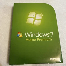 Microsoft Windows 7 Home Premium 32 & 64 Bit DVD Disc with Product Key