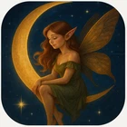 Hayleybug 2 oz Lunar Embrace Fairy Silver Cast Bar w/ COA mintage 15