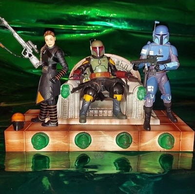 Book of Boba Fett 1/12 Throne Custom 6'' STAR WARS Black Series Ready to shipped