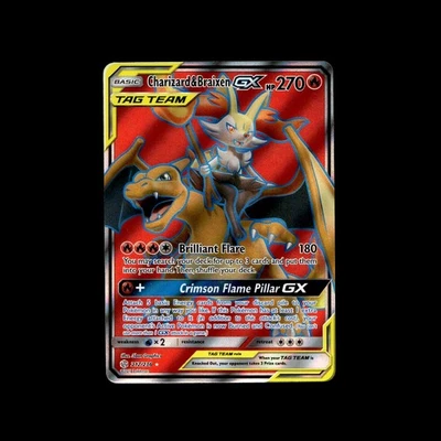charizard and braixen pokemon card Amazon.com: - & Tag Team GX 22/236 - Cosmic Eclipse - Pokemon Ultra Rare Colorless Rule Charizard & Braixen Tag Team