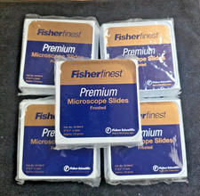 Fisher Finest 12-544-3 3"x1"x1mm (5 Packs ) ...........Premium Microscope Slides