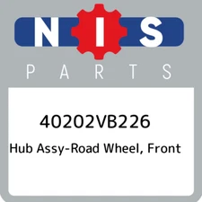 40202VB226 Nissan Hub assy-road wheel, front 40202VB226, New Genuine OEM Part
