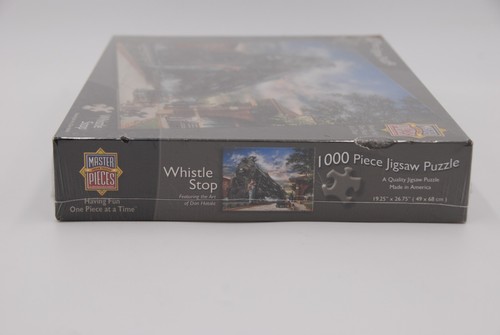 Whistle Stop 1000 PC Puzzle Dan Hatala Train Railroad Master Pieces NEW SEALED - Picture 6 of 12