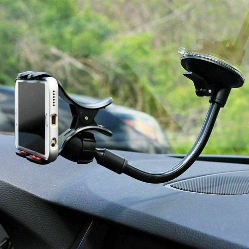 Soporte Celular Para Carro Universal Ajustable Al Espejo Retrovisor Por Clip GPS - Photo 7 sur 7