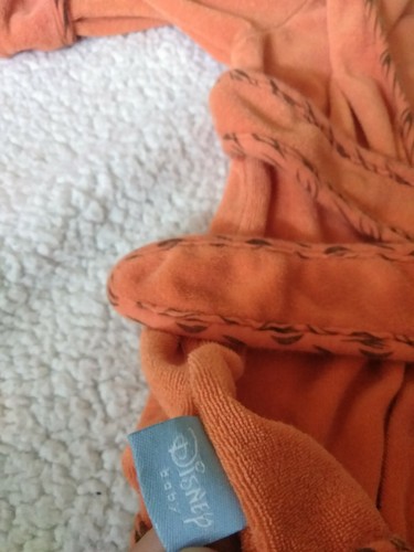 Disney Baby Bath Robe Tigger Winnie The Pooh Bathrobe W/Belt - Picture 7 of 10