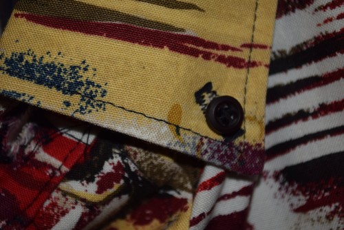 Pendleton Bull Riding Diablo vtg All Over Print Short Slv Shirt Usa Made 2XL XXL - Picture 4 of 8