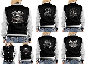 Damen College Jacke Usa Motive Biker Jacke Damen Damen College Jacke Usa Motive Biker Jacke Damen