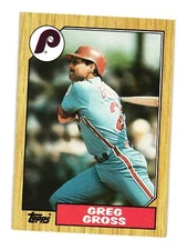 1987 Topps #702 Greg Gross