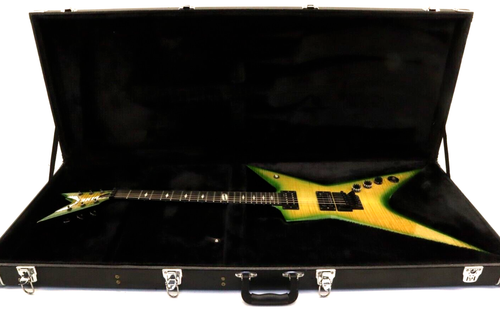 Dean Stealth Floyd Rose Flame Maple Electric Guitar Dime Slime #22