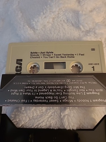 SYLVIA - JUST SYLVIA Cassette Tape 1982 RCA AHK1-4312 NEW CASE - Picture 3 of 3