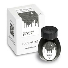 Colorverse Office Series Bottled Ink in Permanent Black - 30mL - NEW in box