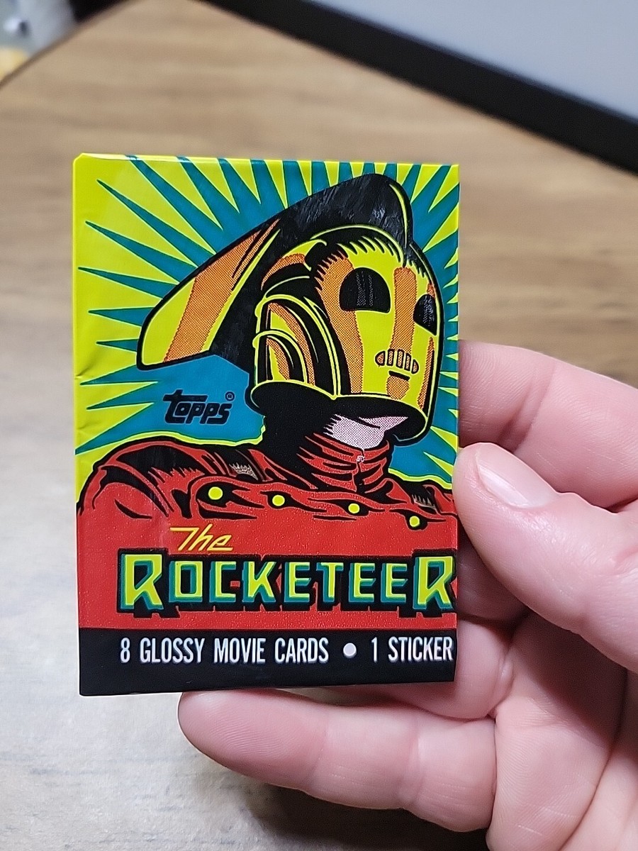 ロケッティア('91米) Vintage 1991 Topps The ROCKETEER Movie Trading Cards 2 Factory Wax