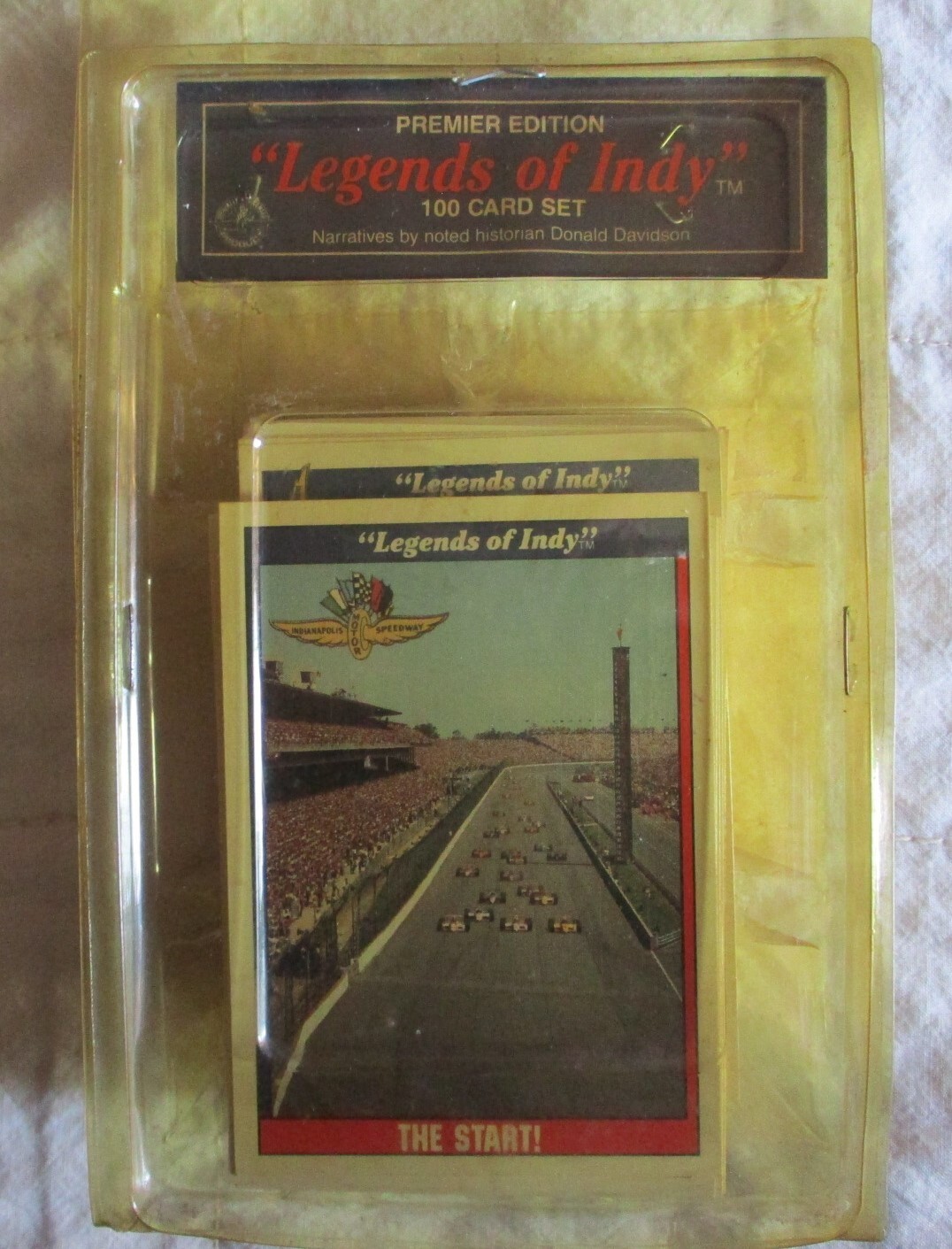 Legends of Indy 500 Racing Premier Edition 100 Card Set New in Sealed