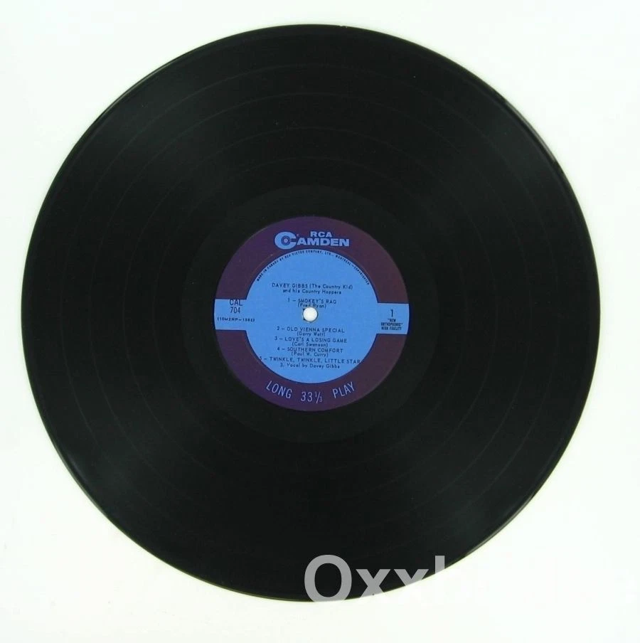 DAVEY GIBBS And His Country Hoppers RARE BLUEGRASS GOSPEL Mono Camden 1966 LP 12 - Image 2 of 2