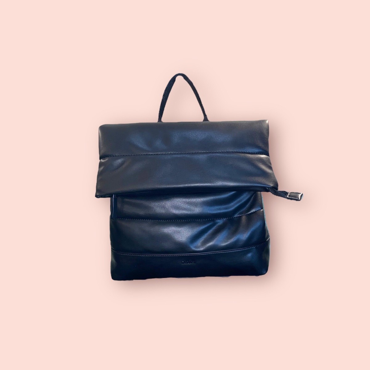 DKNY Logo Faux Leather Backpack DKNY Women main image 3