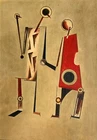 Hermann Amann  (German - French , b.1934) Abstract Constructivism Oil Painting