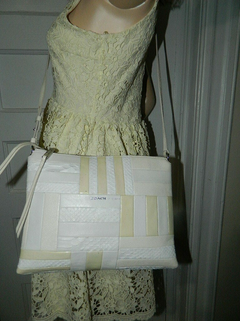COACH  PATCHWORK CROSSBODY HANDBAG - image 1