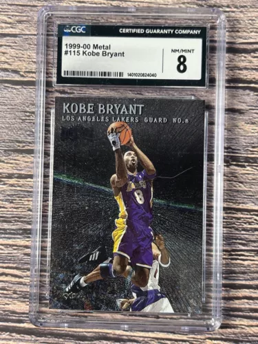 1999 Skybox Metal Kobe Bryant #115 CGC NM/ MINT 8