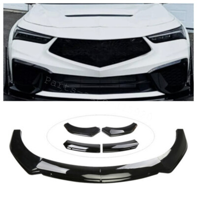 For Acura Integra Glossy Black Car Front Bumper Lip Spoile BODY Kit US STOCK