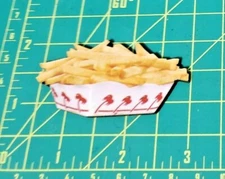 In N Out Burger Birchwood Wooden Magnet (French Fries) INO 