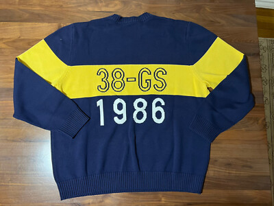 Aime Leon Dore ALD 1986 Retro Offshore Crewneck Sweater Striped