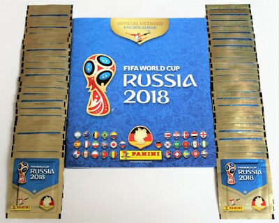 Panini World Cup 2018 - Leeralbum + 50 x Tüte Deutsche Version WM - NEU