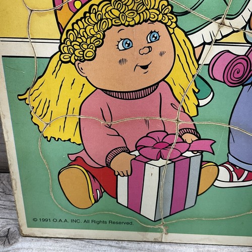 Vintage Playskool Cabbage Patch Happy Birthday 10pcs. children's puzzle ©1991 - Picture 3 of 9
