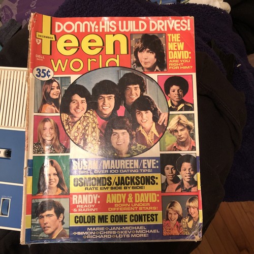 DECEMBER 197? TEEN LIFE teen magazine - OSMONDS -JACKSONS- David Cassidy, Elvis