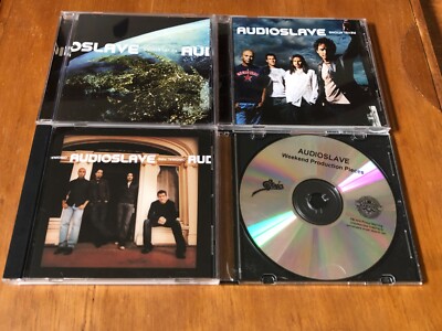 Audioslave Lot of 4 Promo CDs Revelations + Original Fire + Weekend Prod Pieces