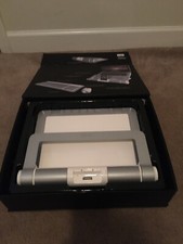 iHome iStand Notebook Media Center with Built-In Speakers White ipod iphone Dock