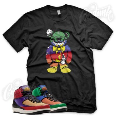 ''TATTERED TEDDY'' Sneaker T Shirt for J1 2 Multi Color Playground 