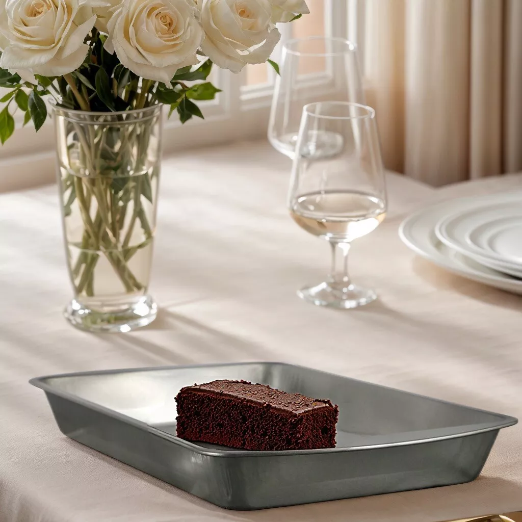 Set of 3 11"×7" Rectangle  Baking pans Cookie pan Brownie Pan Non-Stick preview-2