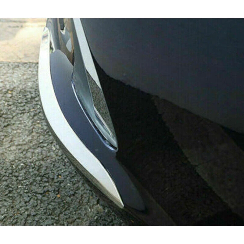 Delantales alerón labial parachoques delantero de acero cromado para Lexus ES350 300h 250 2019-2025 Foto 4 de 4