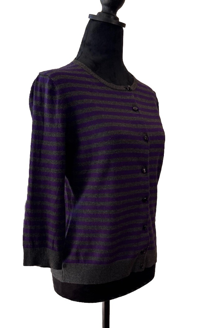 Lightweight Cardigan Purple Cardigan Sweaters Fine Gauge Cardigan