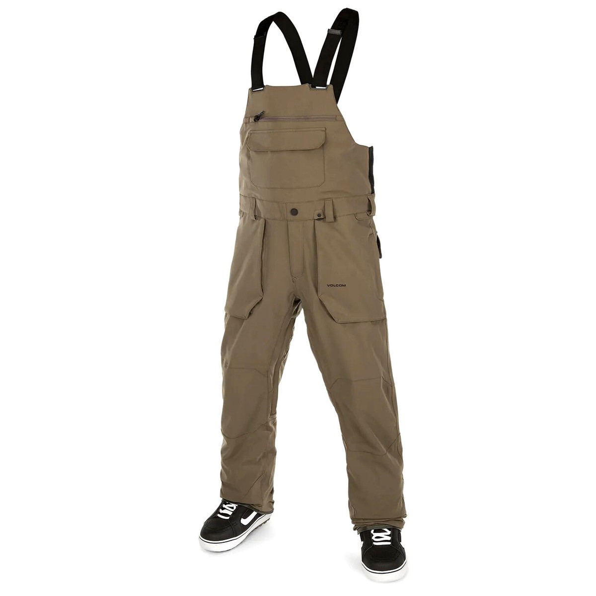 VOLCOM ROAN-BIB-OVERALL スノーボードウェア　ビブパンツ VOLCOM Mens 2023 Snowboard Snow - Roan Bib Overall Pants - Dark