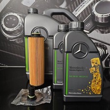 Genuine Mercedes-Benz C118 CLA 200d 220d M654 Oil Filter & Engine Oil NEW ZSER31