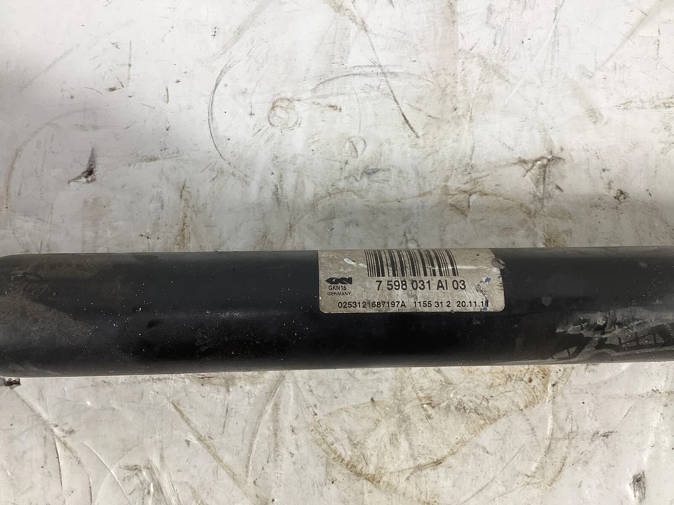 BMW X3 F25 2011-2017 eje eje CV trasero izquierdo lado del conductor 7598031 OEM. Foto 3 de 4