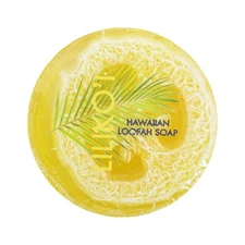 Maui Soap Co Loofah Soap – Lilikoi with Sea Salt & Kukui Oil 