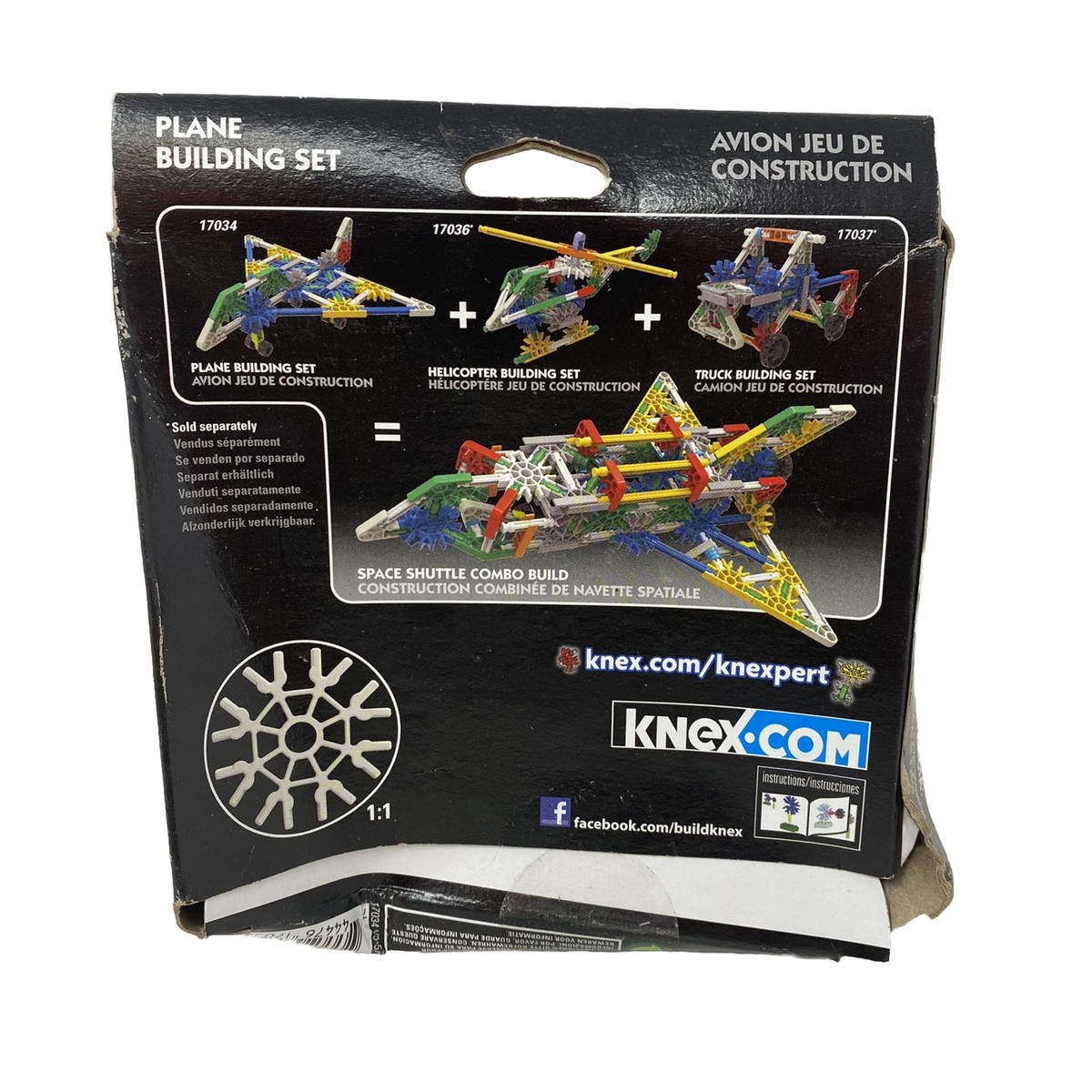 Knex Plane Building Set 67 Pcs Fun Toy Kids Love 17034 Ages