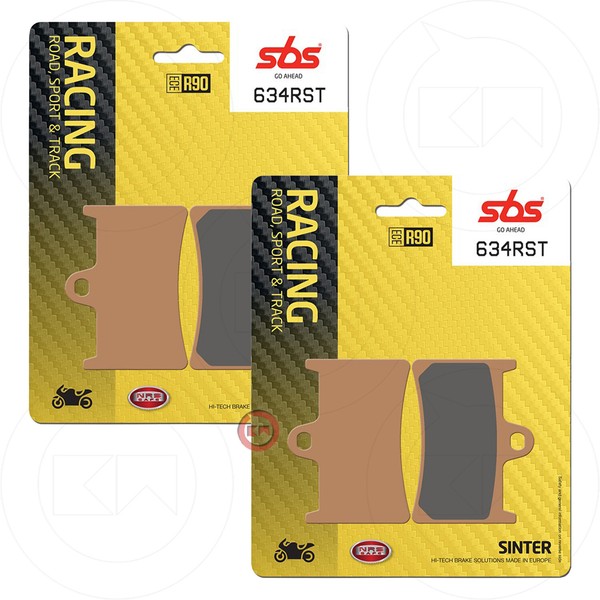 Set 4 BremsbelÄGe Vorne Sbs 634RST Sinter Yamaha FZ8 / Abs 800 2011-2015-image